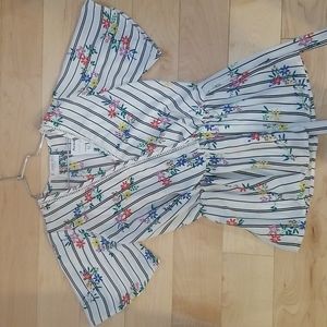 Sienna Sky Floral Wrap Top